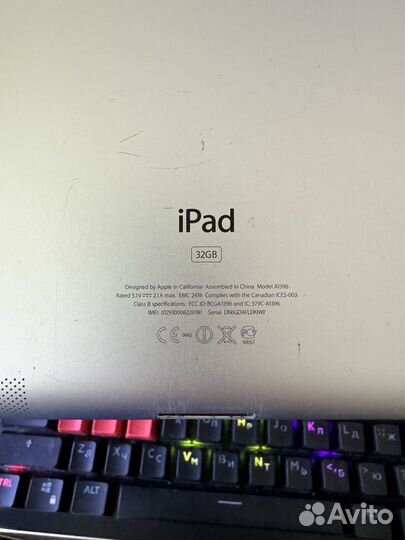 iPad A 1396