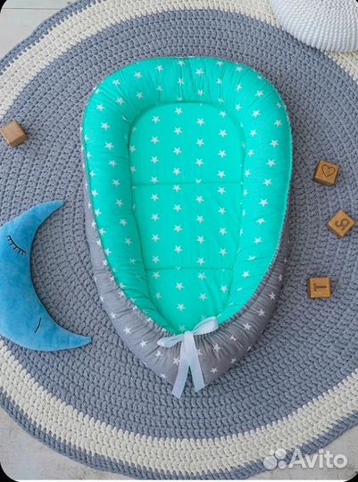 Бортики в кроватку + матрас-кокон