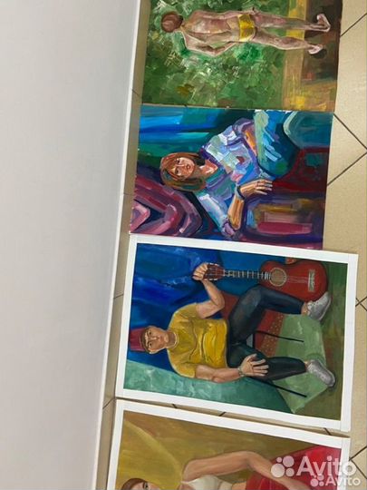 Нарисую за вас рисунки и живопись