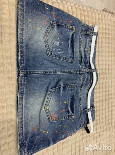 Юбка джинсовая