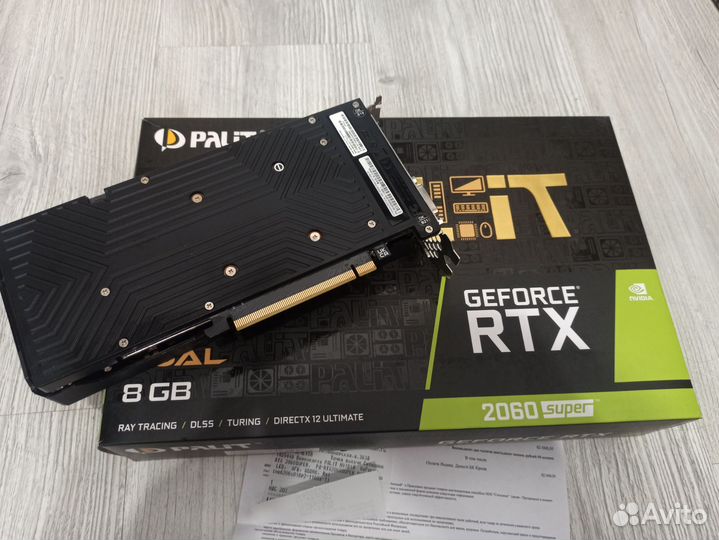 Видеокарта 2060super 8gb гарантия