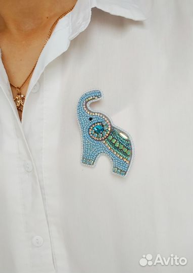 Брошь ручной работы