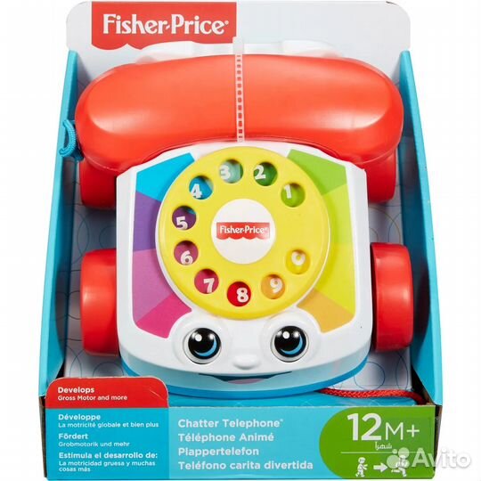 Развивающая игрушка Fisher Price Телефон на колеса