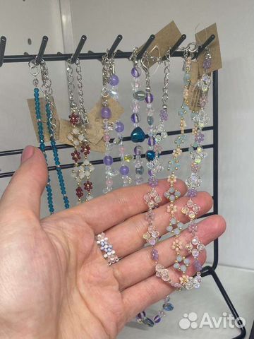 Бусы и кольца из бисера