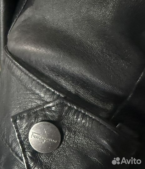 Кожаная куртка мужская Salvatore Ferragamo