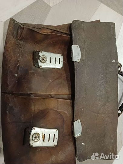 Мужской кожаный портфель бу 1942год Германия