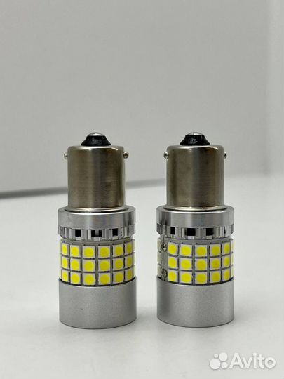 Светодиодные LED лампы p21W с обманкой