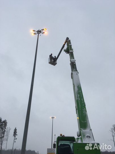 Монтаж уличного освещения