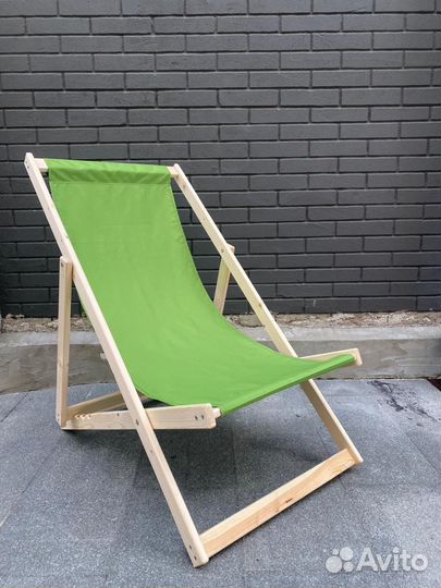 Шезлонг для дачи новый