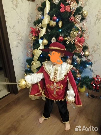 Костюм мушкетёра 3-4 года