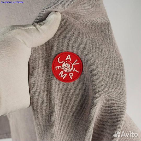 Худи Cav Empt оверсайз с велюром (Арт.50890)