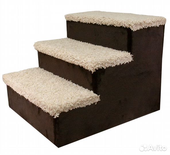 Зооник дом-ступеньки для собак мелких по род, мех+