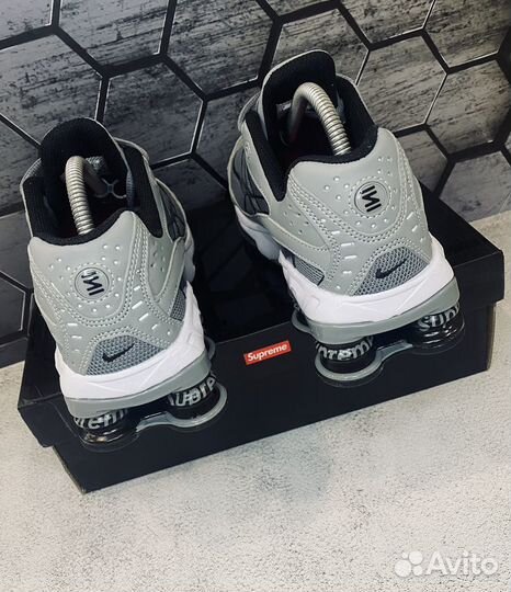 Supreme X Nike Shox Ride 2 кроссовки мужские