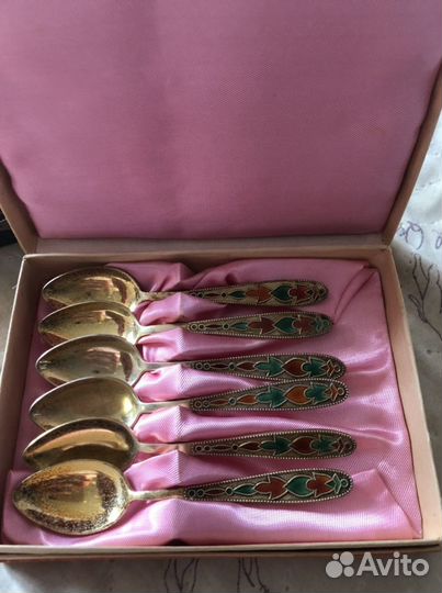 Серебрянные ложки СССР 875 проба