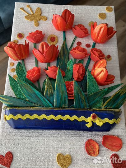 Поделка на 8 Марта в школу/сад