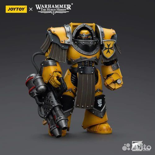 Подвижная фигурка joytoy Warhammer 40000 Imperial Fists Legion Cataphractii Terminator Squad Legion