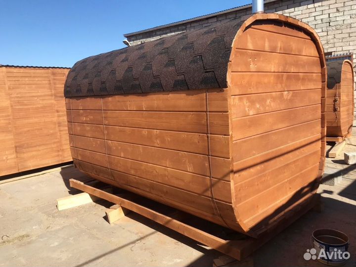 Бани-бочки квадро с доставкой