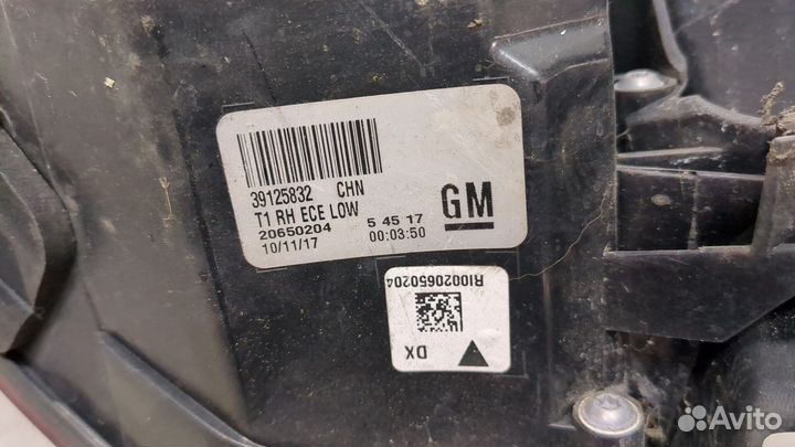 Фонарь (задний) Opel Insignia, 2017