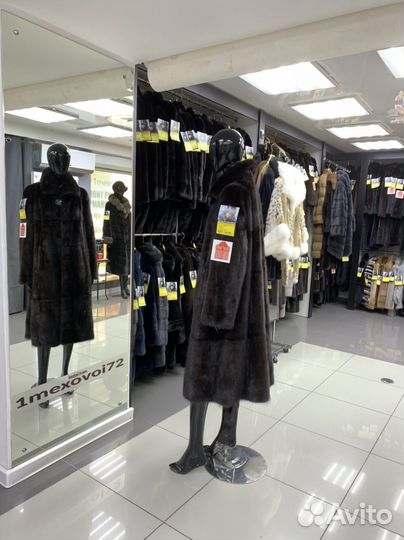 Шуба норковая б/у 50-52р без капюшона классика
