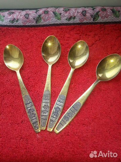 Серебряные Чайные ложки Рыба, Фабрика 'Северная че