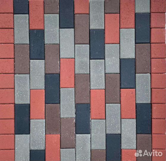 Тротуарная плитка кирпич 