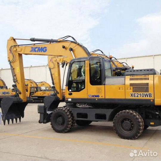 Колёсный экскаватор XCMG XE210WD, 2022