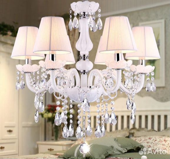 С дефектом 88430 Хрустальная люстра chusukru