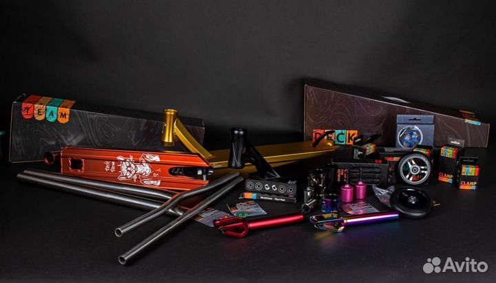 Запчасти для трюковых самокатов. Ремонт самокатов