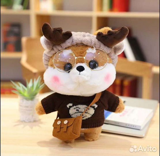 Плюшевая собачка лалафанфан Сиба-Ину