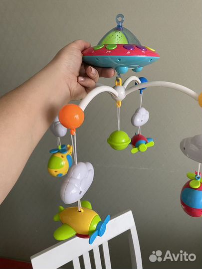 Мобиль на кроватку с проектором