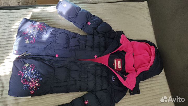 Куртка зимняя для девочки 128