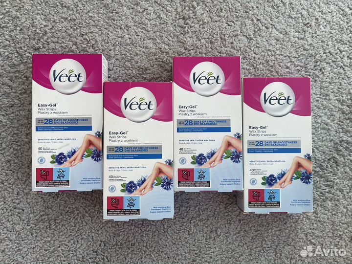 Восковые полоски Veet