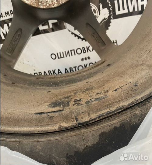 Диски Racing wheels 7x17 ET60 c резиной