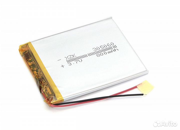 Аккумулятор Li-Pol (батарея) 3x50x60mm 2pin 3.7V/8