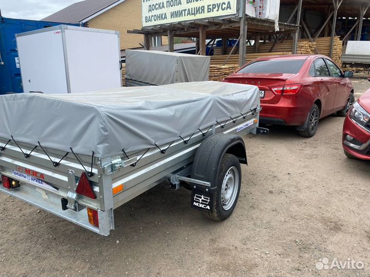 Прицеп универсальный мзса. Кузов 2,49х1,23м.Рассро