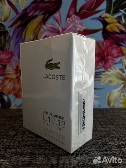 Lacoste L.12.12 Blanc – Pure 100ml (Euro Parfum)