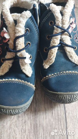 Ботинки на девочку 22 размер