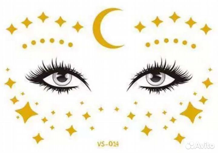 Тату для лица на хеллоуин