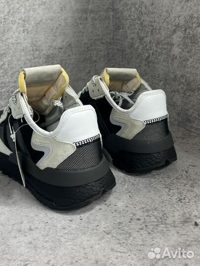 Кроссовки Adidas Nite Jogger White Black