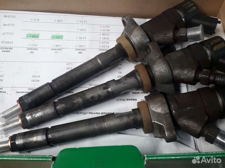 Форсунки 0445110239 на Пежо,Ситроен 1.6 HDI