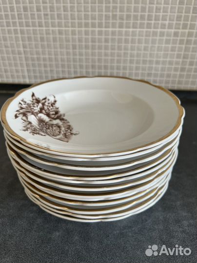Тарелки глубокие большие 12 шт СССР