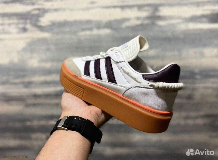 Кроссовки Adidas Ivy Park x Super Sleek 72 белые (Арт.31472)