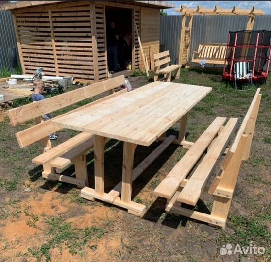 Столы/лавочки/скамейки