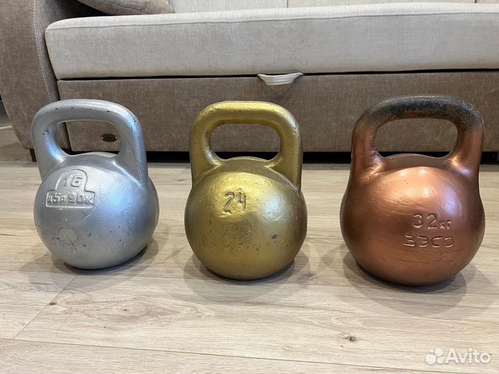 Гири 16кг 24кг 32кг СССР