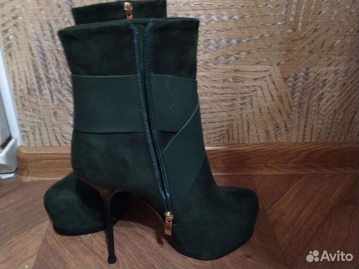 Ботильоны на высоком каблуке 37