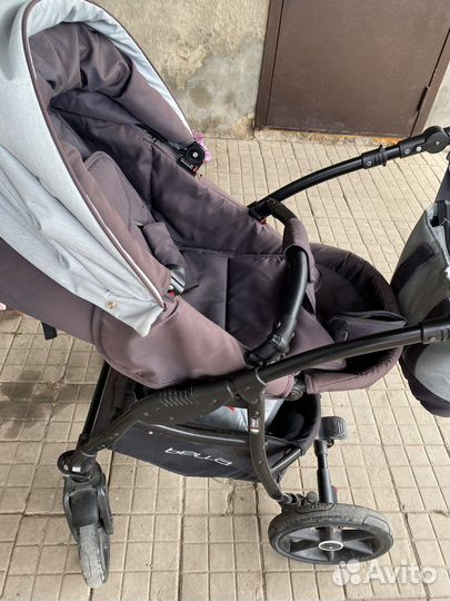 Детские коляски 2 в 1 Riko Basic Bella серый-г