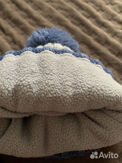 Шапка и снуд для мальчика зима