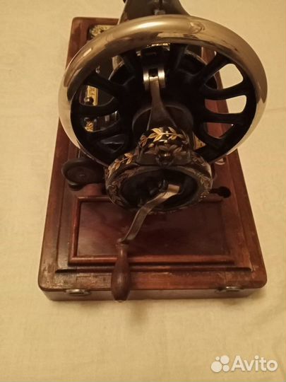Антикварная ручная машинка singer, 1906