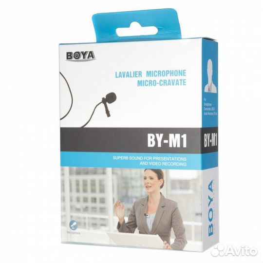 Микрофон петличный boya M1
