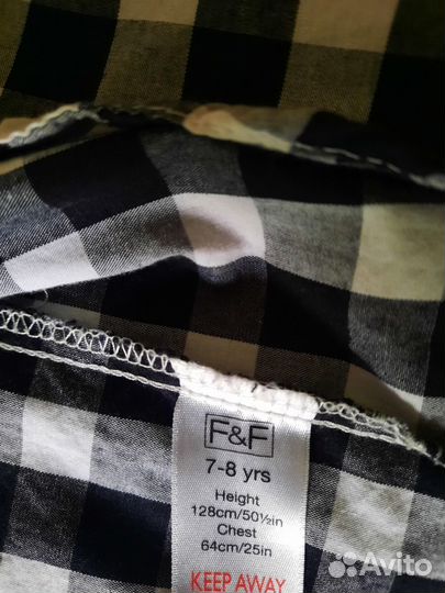 Рубашка F&F р.128